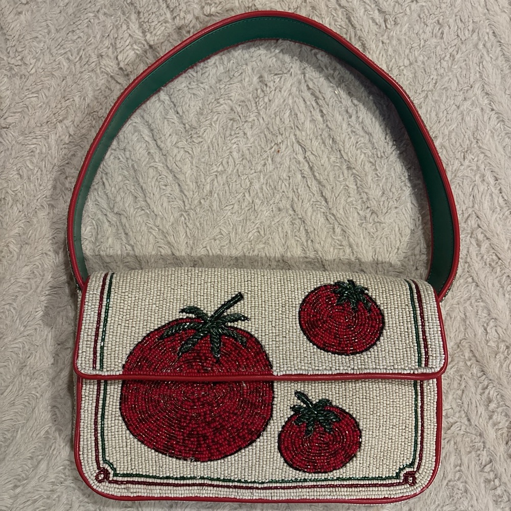 Staud Tomato Tommy Beaded Bag discontinued